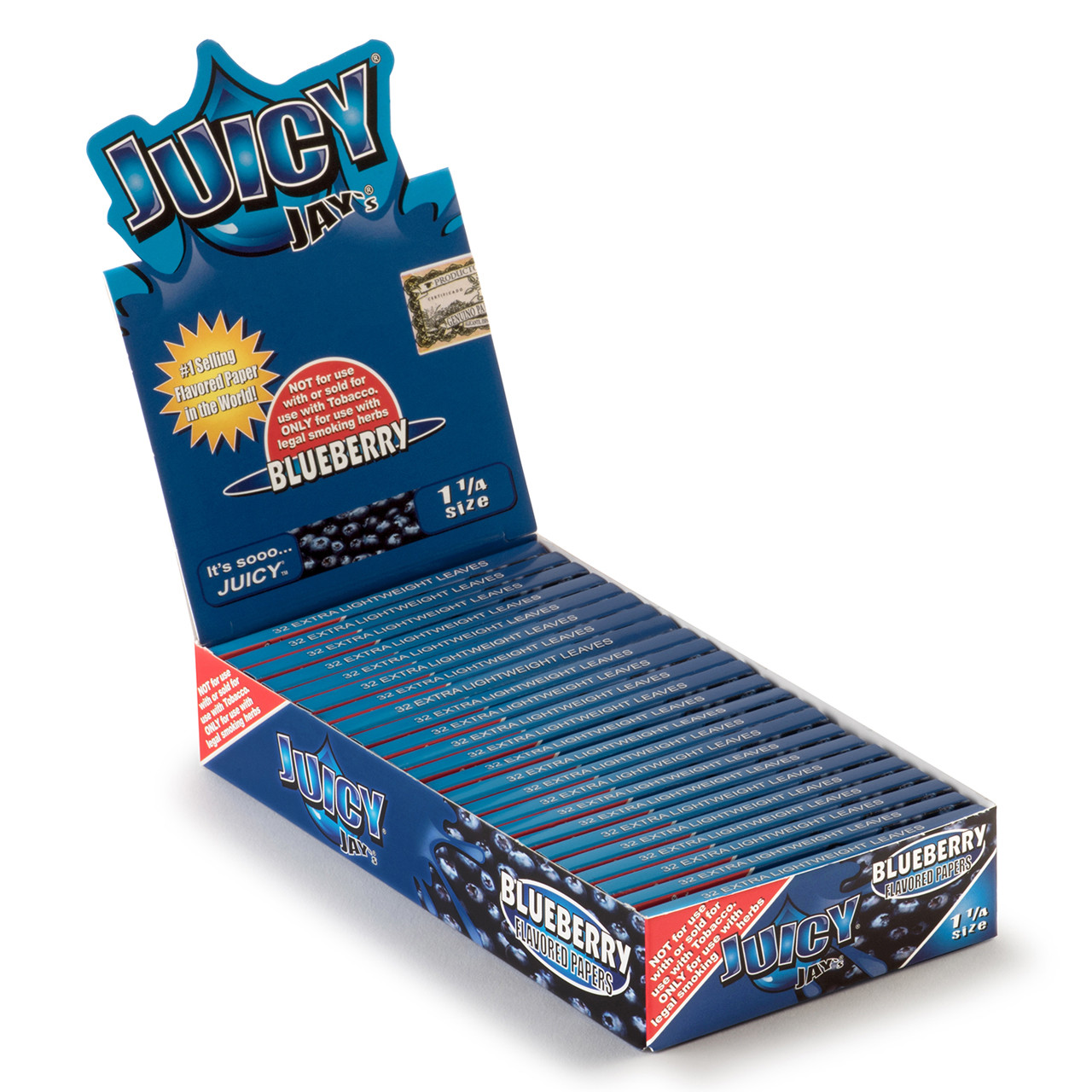 Juicy Jay's Flavored Rolling Papers 1.25 - Blueberry