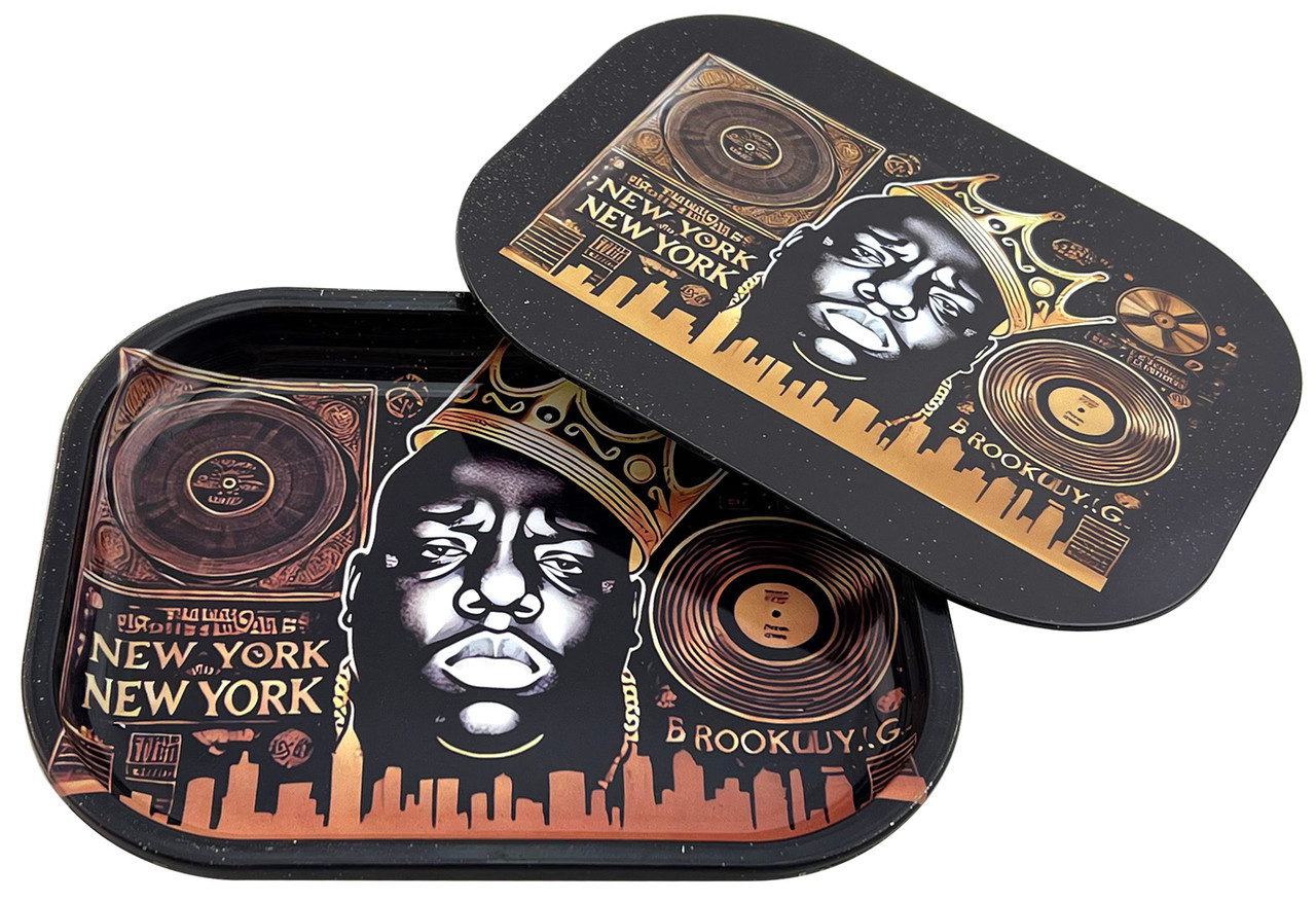 Brooklyn King Rolling Tray with Lid - Small - 7" x 5"