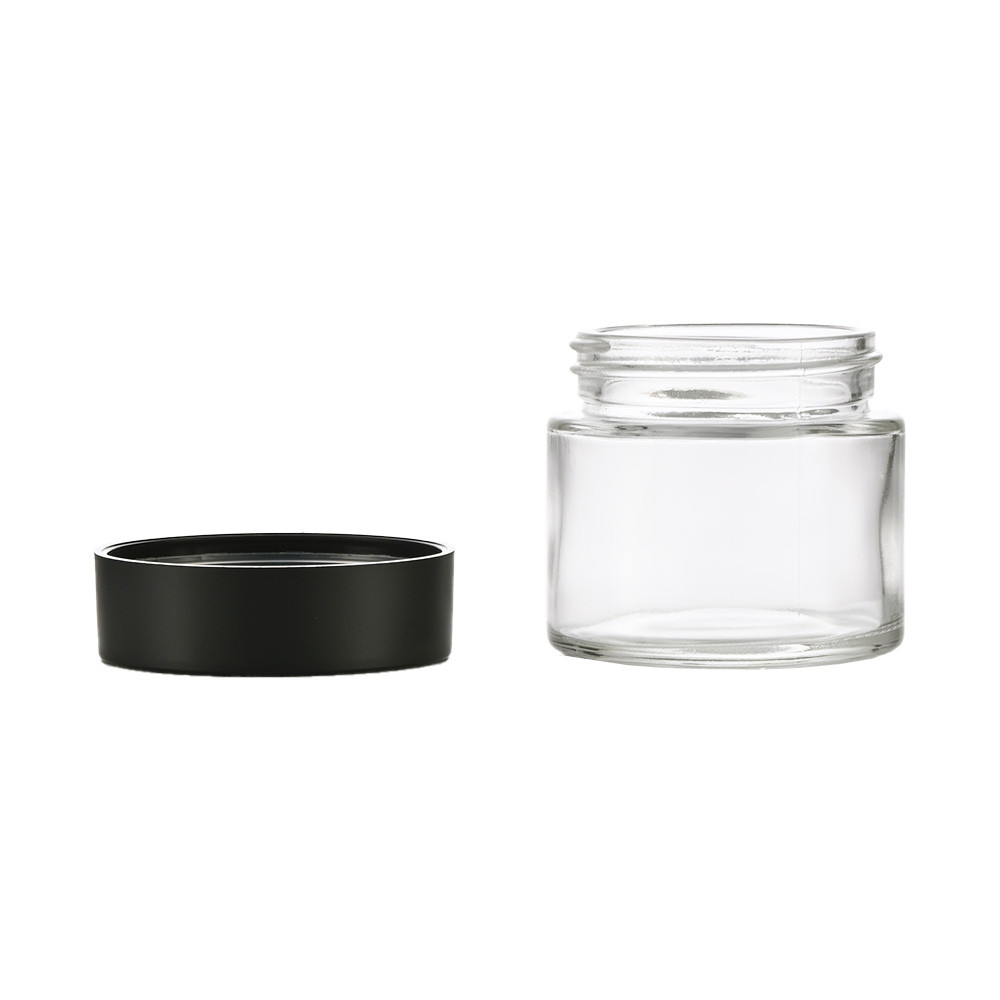 Clear Glass Jar with Child Proof Lid 60mm x 54mm - 105 ct. Case