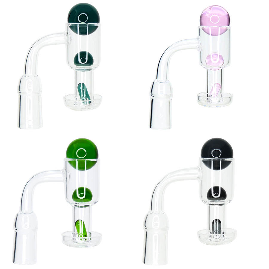 Quartz Terp Slurp Set - Assorted Colors - 14mm Female