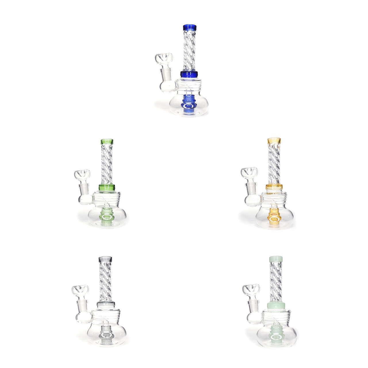 6" Straight Deco Water Pipe - Assorted