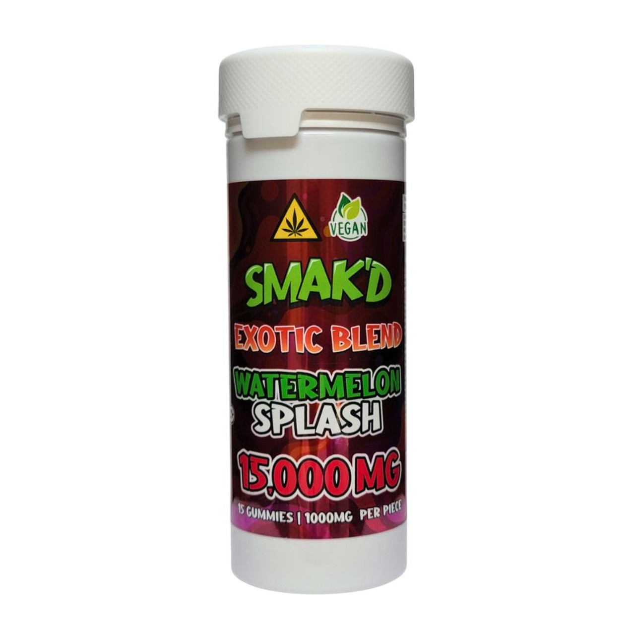 SMAK'D Exotic Blend 15K mg Gummies *Florida Compliant* - 15 ct. Jar