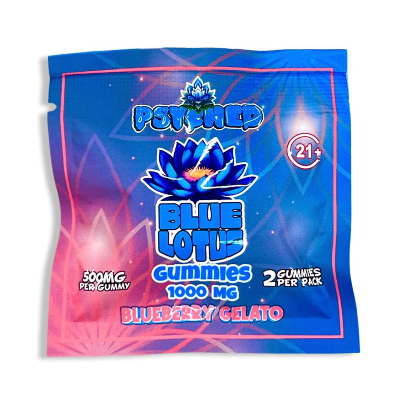 Psyched Blue Lotus 2 ct. Gummies - 50 ct. Display