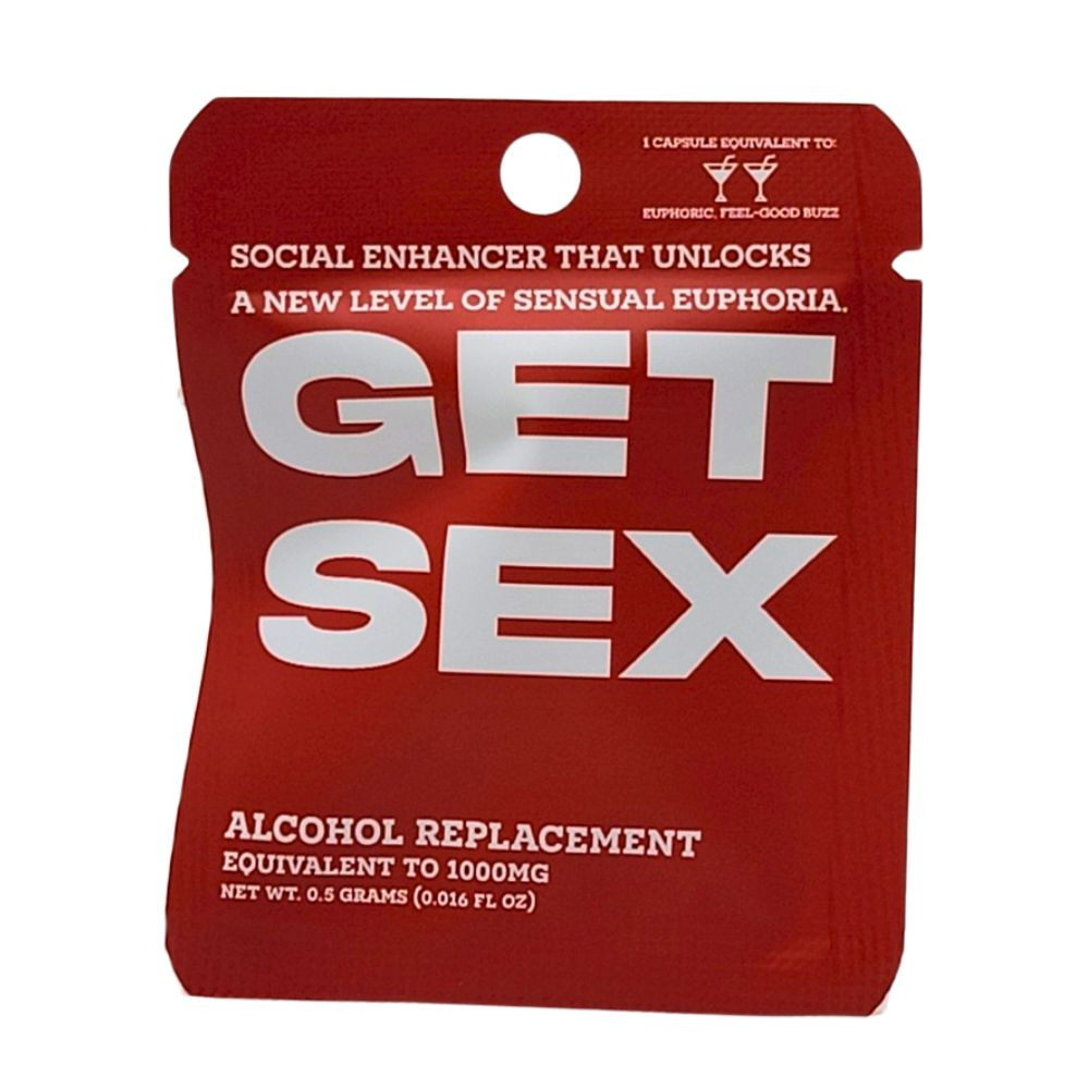 Get Sex 4mg Mushroom Kanna Gel Capsule - 25 ct. Display