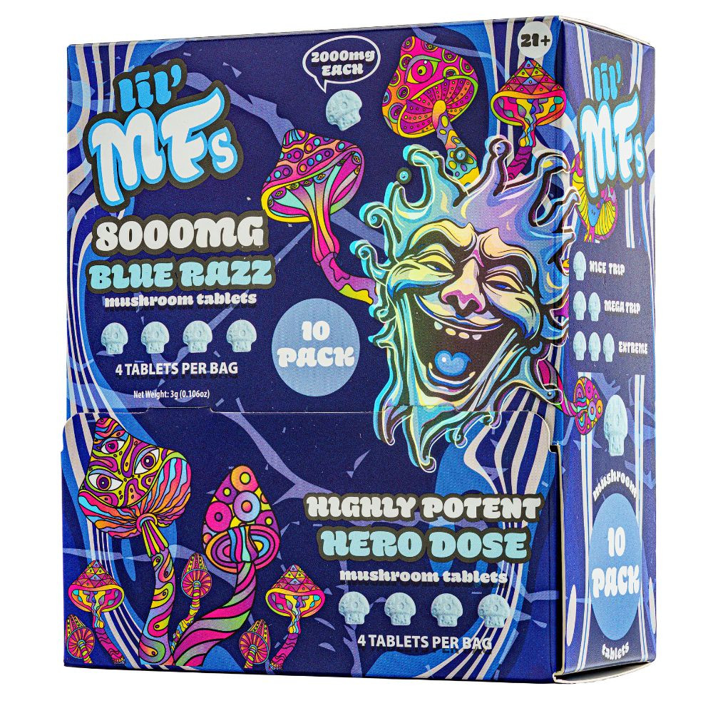 Lil' MF 4 Count Mushroom Tablet - 10 ct. Display