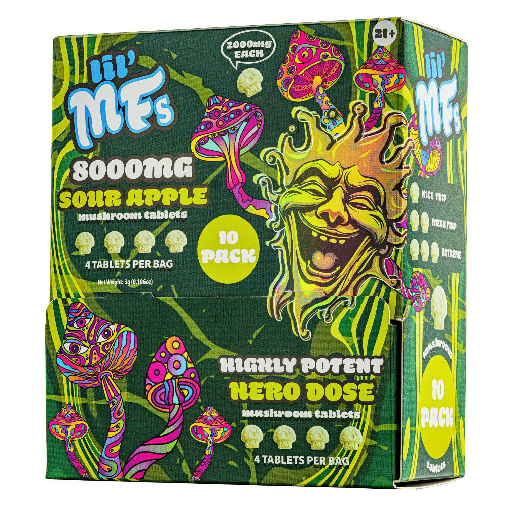 Lil' MF 4 Count Mushroom Tablet - 10 ct. Display