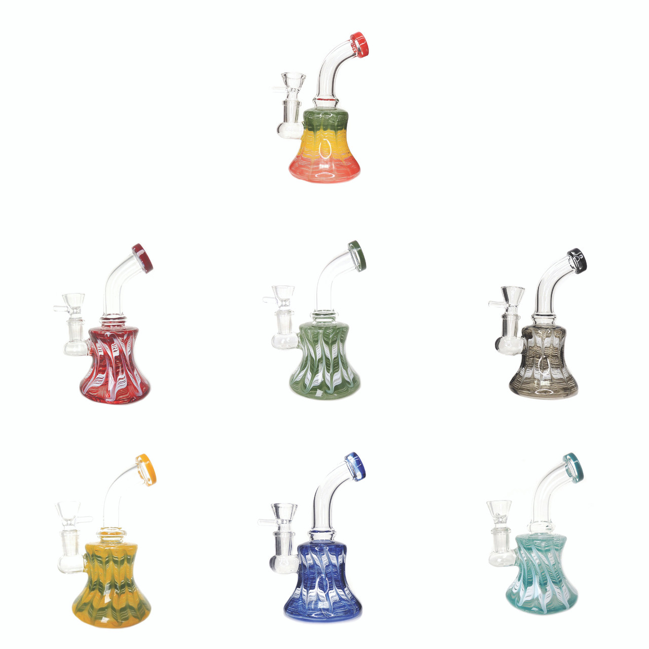 6" Artwork Water Pipe - Assorted