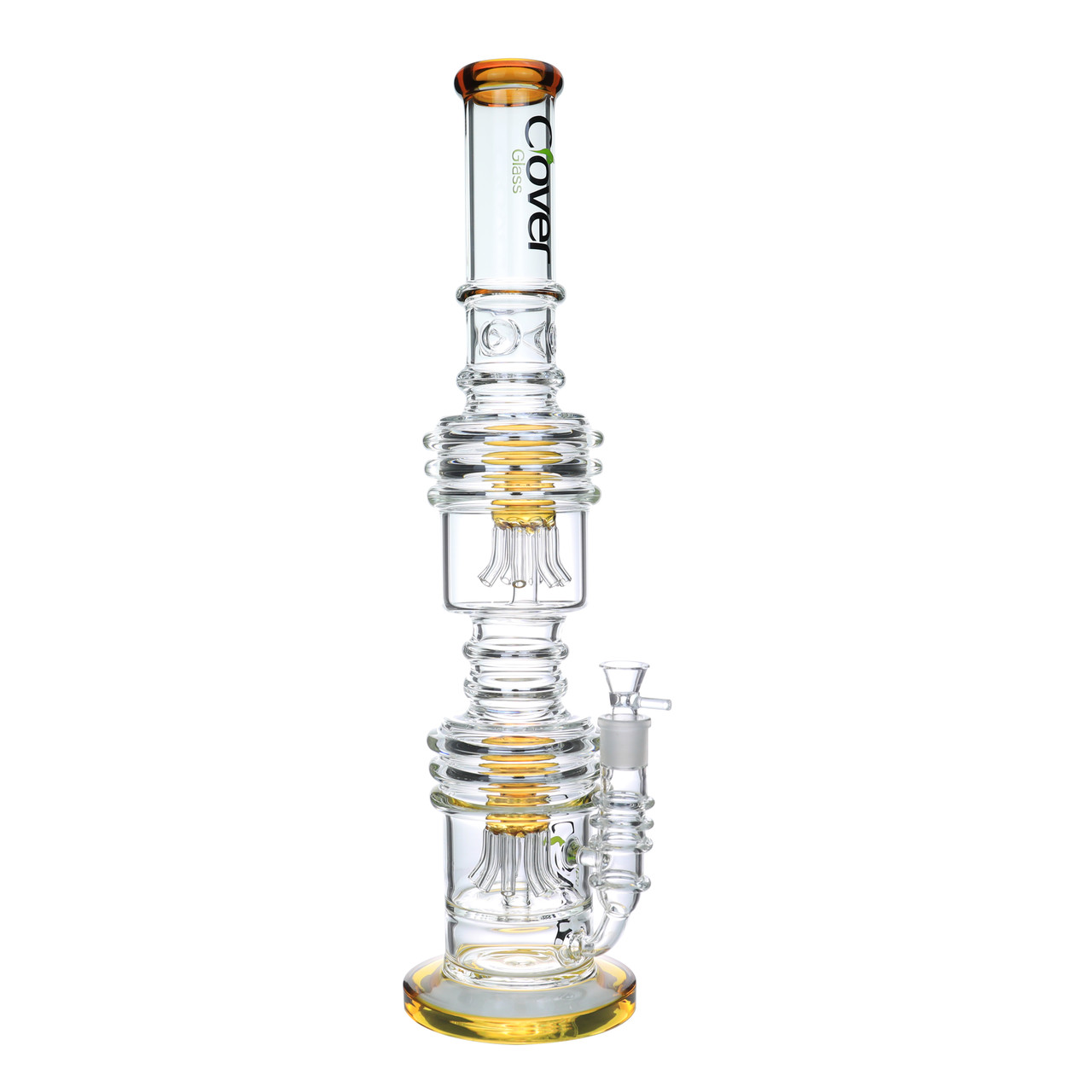 22" Clover WPA-97 Glass Water Pipe - Assorted