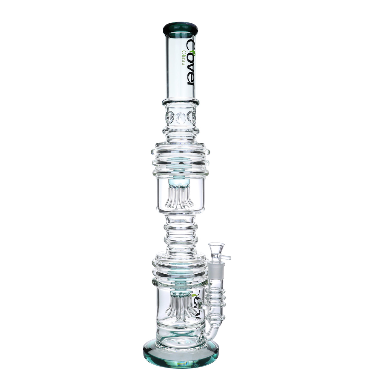22" Clover WPA-97 Glass Water Pipe - Assorted