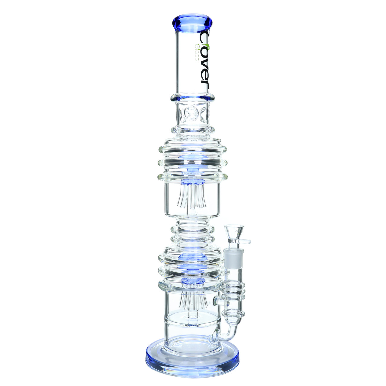 22" Clover WPA-97 Glass Water Pipe - Assorted