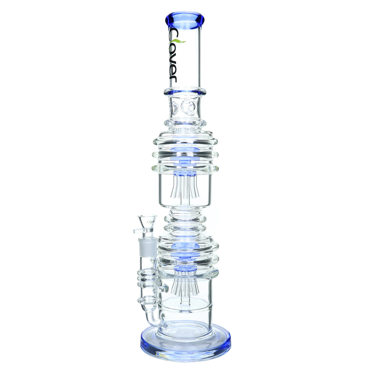 22" Clover WPA-97 Glass Water Pipe - Assorted