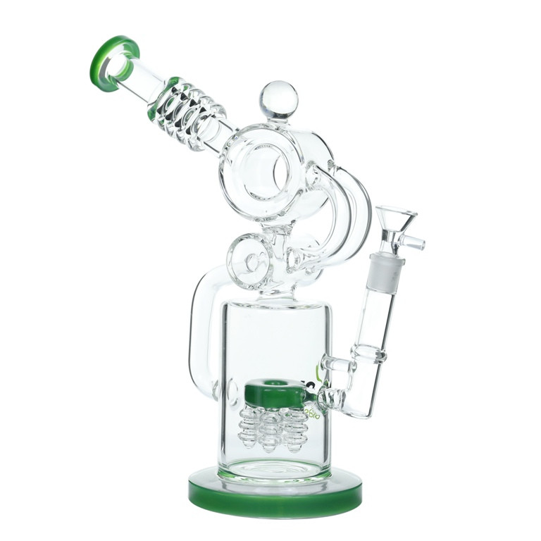 12" Clover WPC-190 Glass Water Pipe - Assorted