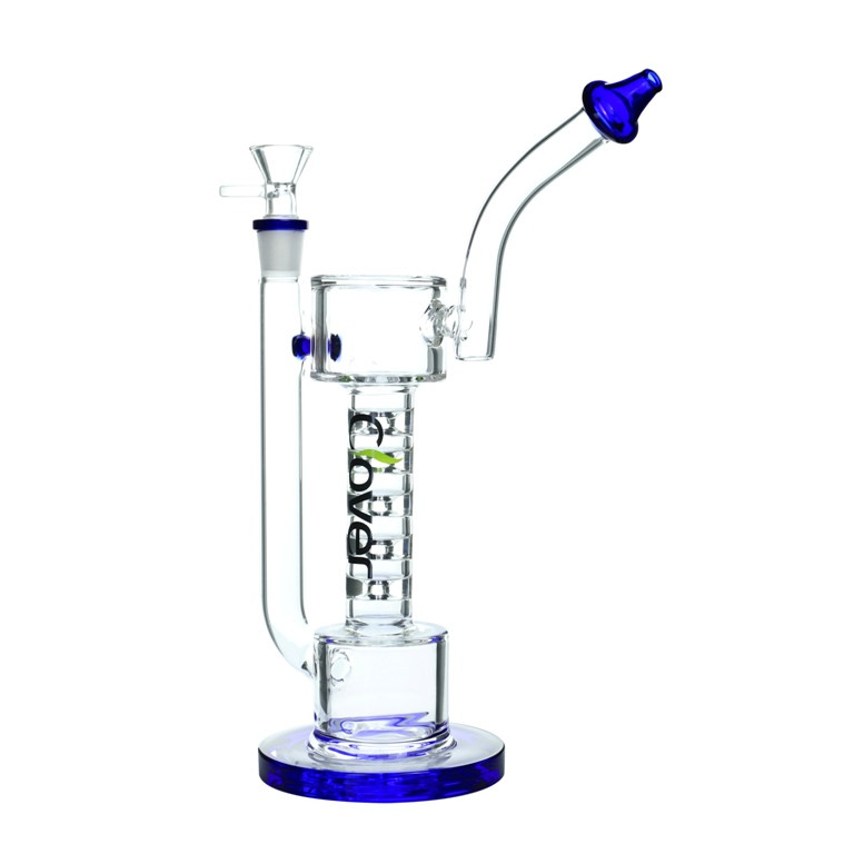 10" Clover WPD-63 Glass Water Pipe - Assorted