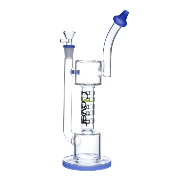 10" Clover WPD-63 Glass Water Pipe - Assorted