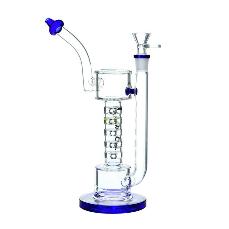 10" Clover WPD-63 Glass Water Pipe - Assorted
