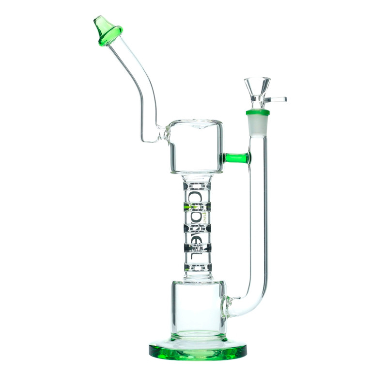 10" Clover WPD-63 Glass Water Pipe - Assorted
