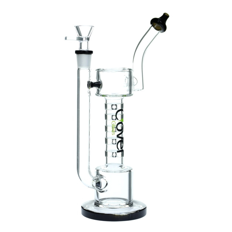 10" Clover WPD-63 Glass Water Pipe - Assorted