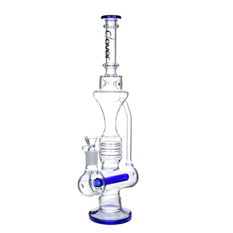 13" Clover WPA-91 Glass Water Pipe - Assorted
