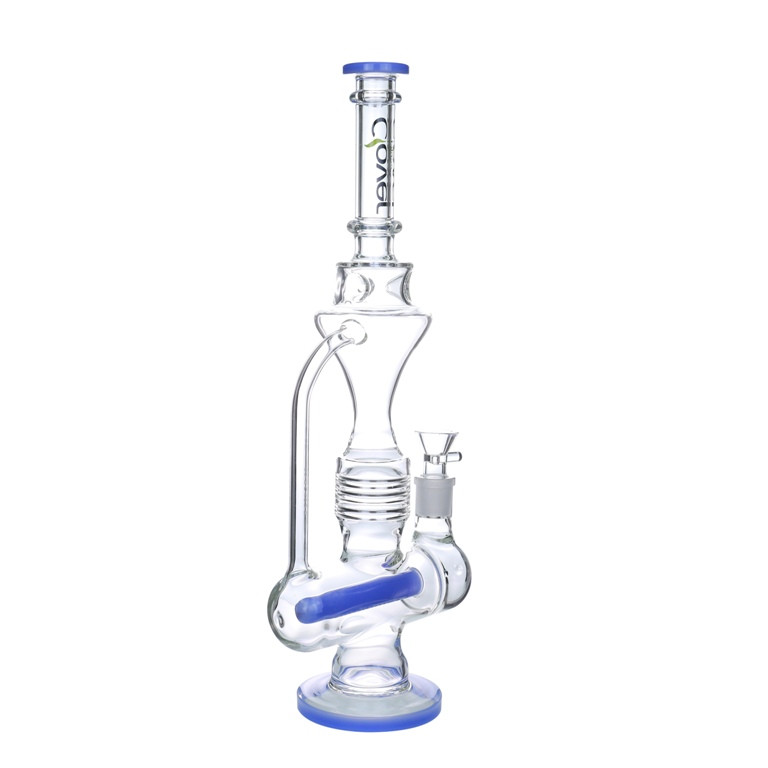 13" Clover WPA-91 Glass Water Pipe - Assorted