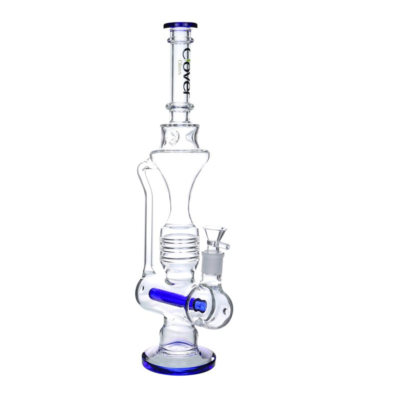 13" Clover WPA-91 Glass Water Pipe - Assorted