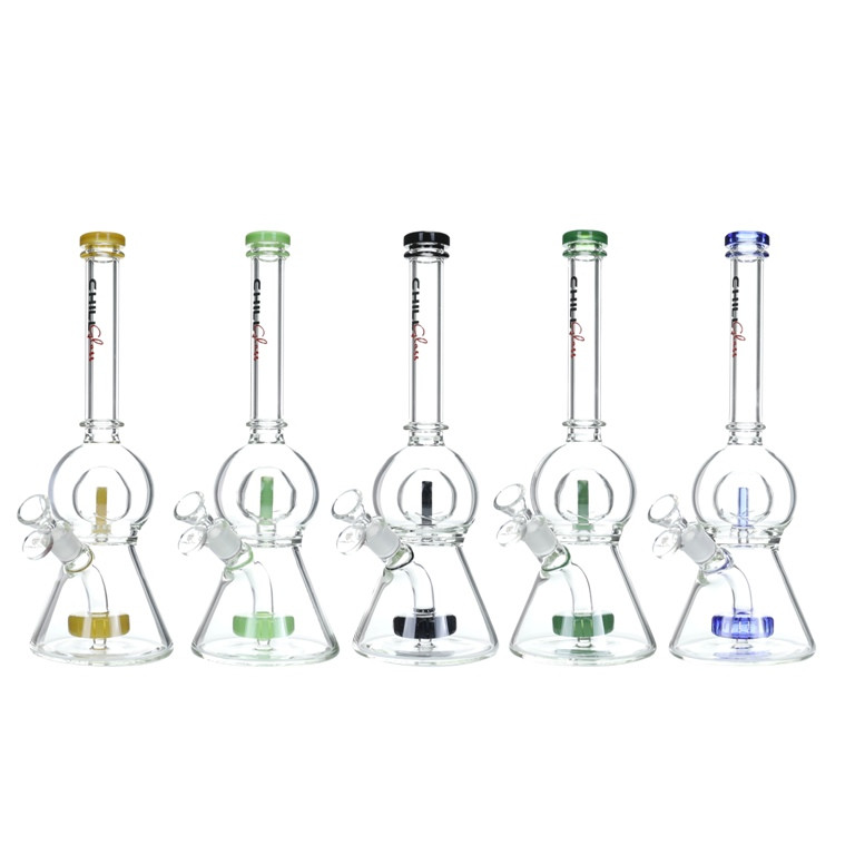 12" Chill Glass JLC-58 Water Pipe - Assorted