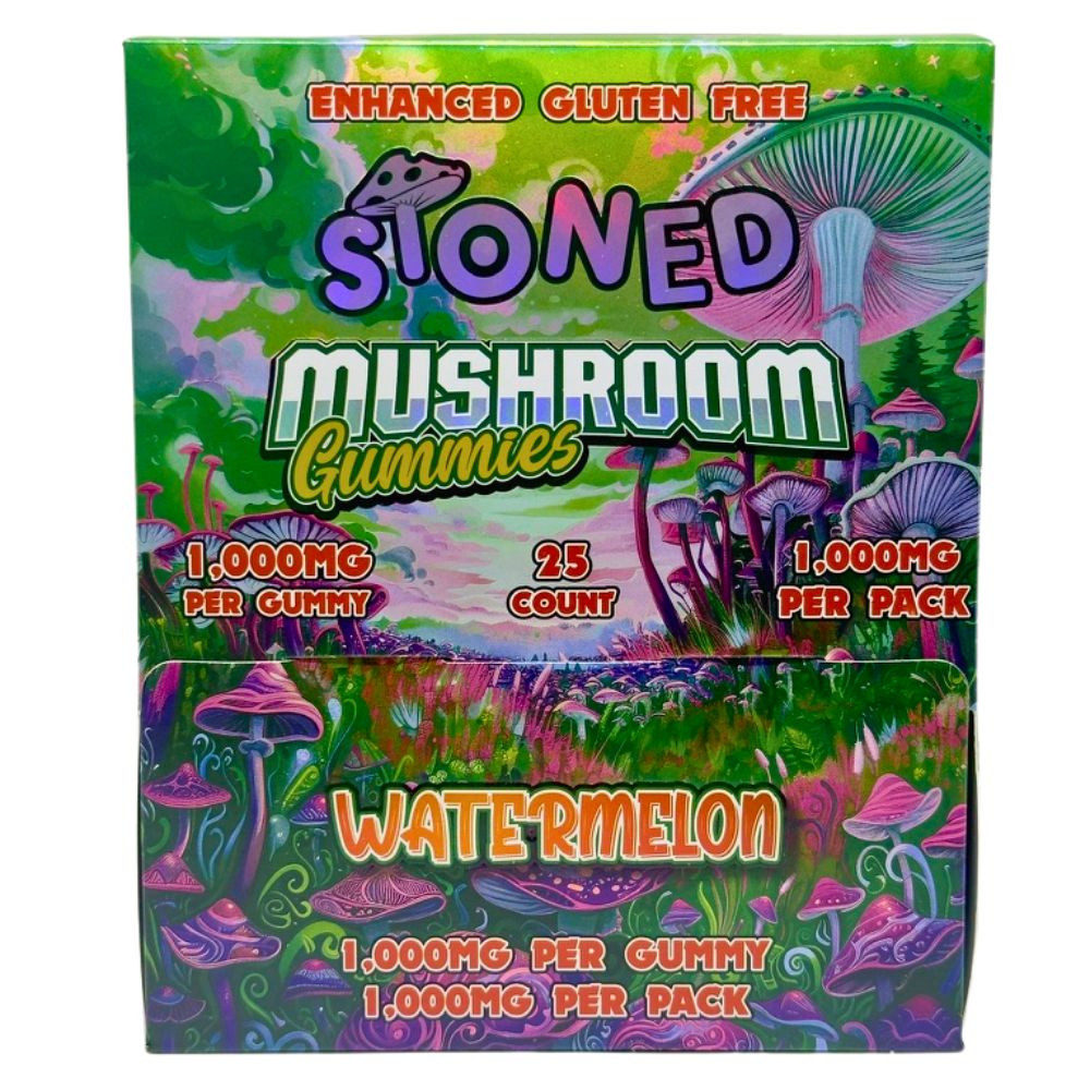 Stoned 1000mg Mushroom Gummies - 25 ct. Display