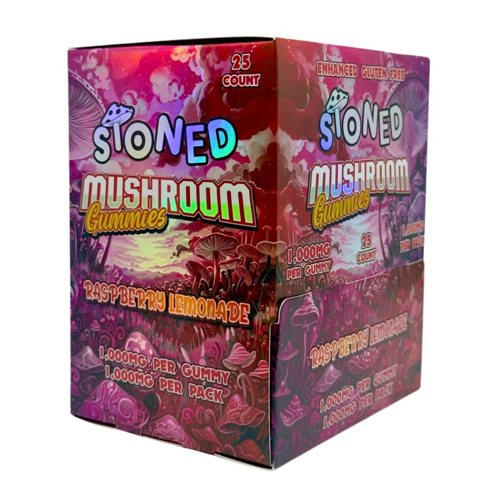 Stoned 1000mg Mushroom Gummies - 25 ct. Display
