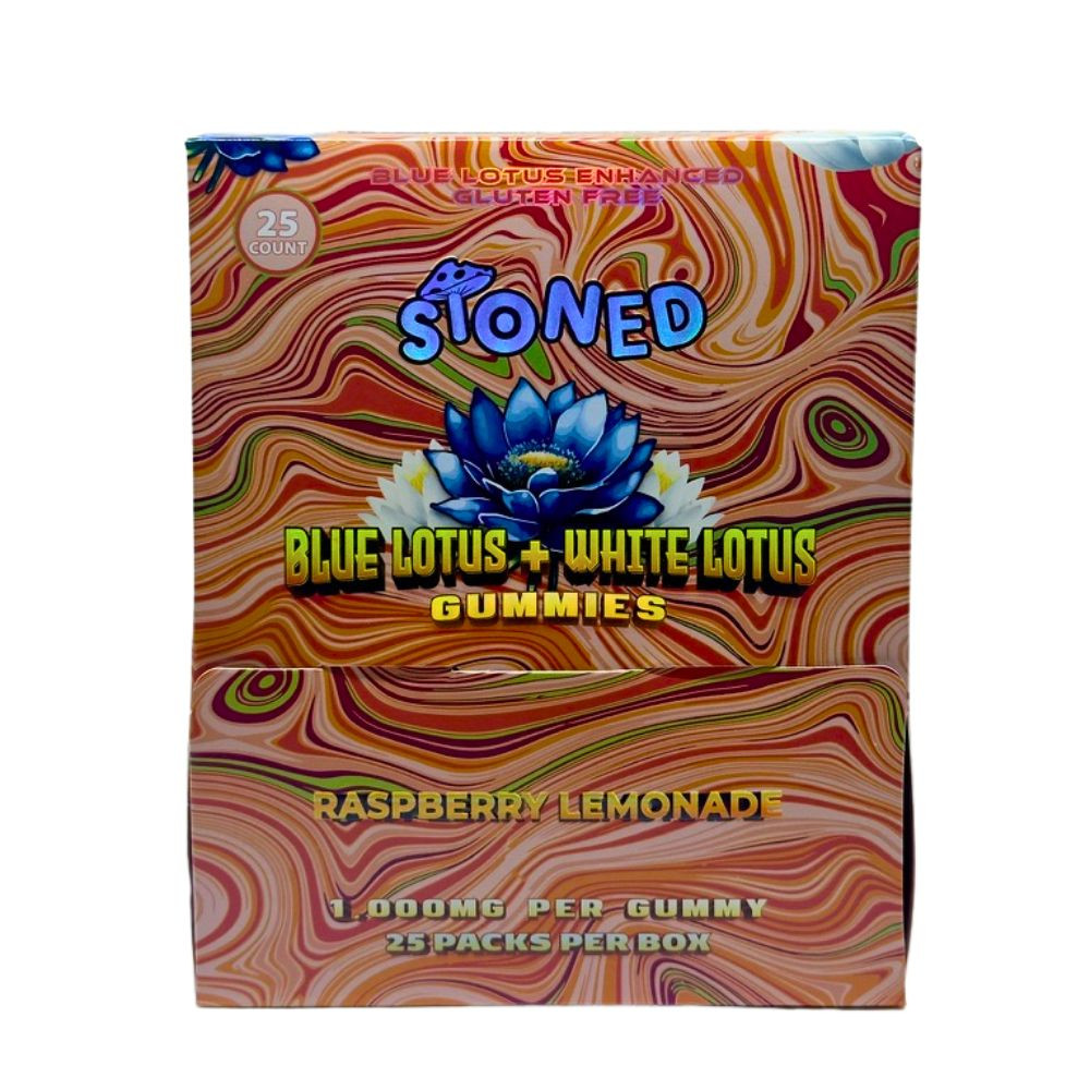 Stoned 1000mg Blue Lotus Gummies - 25 ct. Display