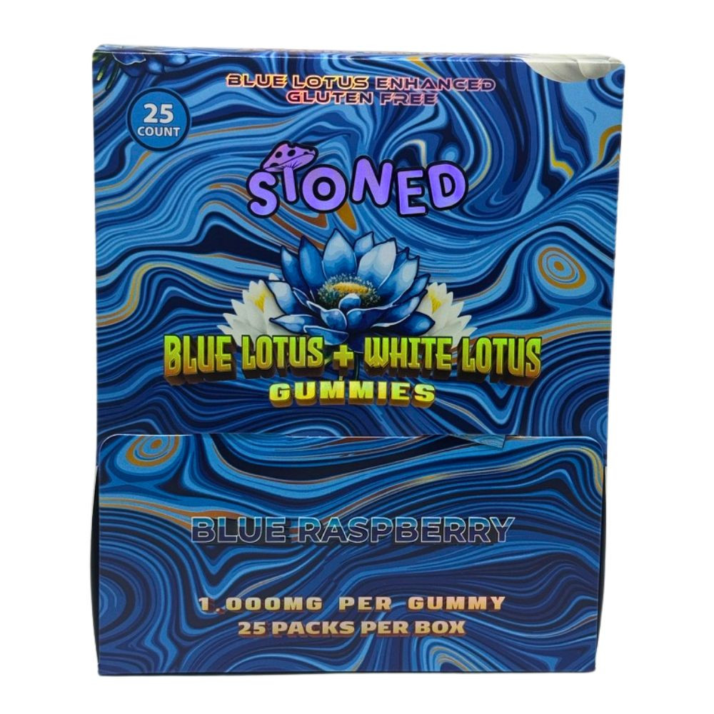 Stoned 1000mg Blue Lotus Gummies - 25 ct. Display