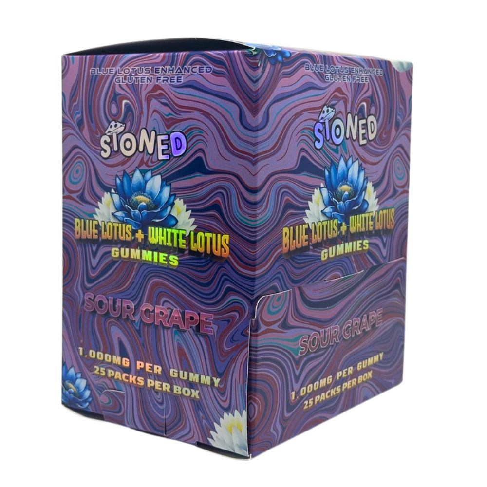 Stoned 1000mg Blue Lotus Gummies - 25 ct. Display