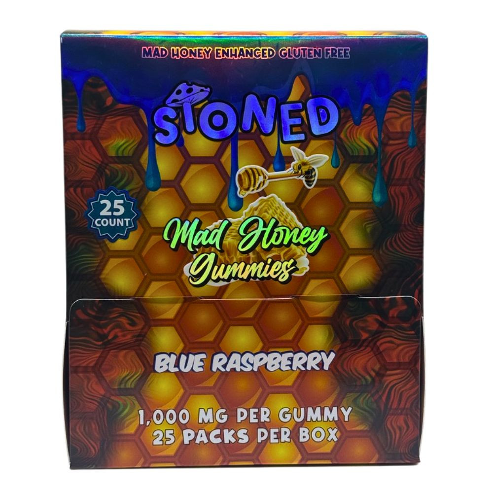 Stoned 1000mg Mad Honey Gummies - 25 ct. Display