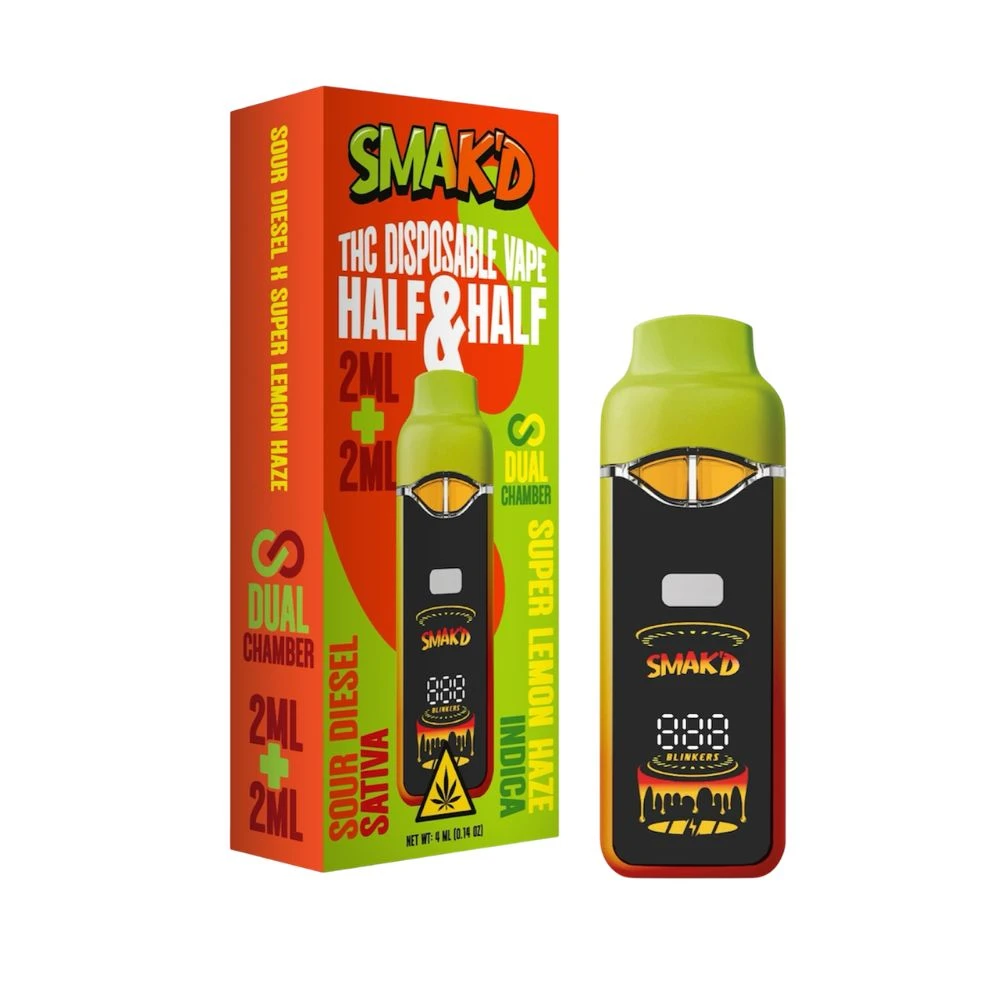 SMAK'D 4ml Half & Half THC Blend Disposable - 5 ct.