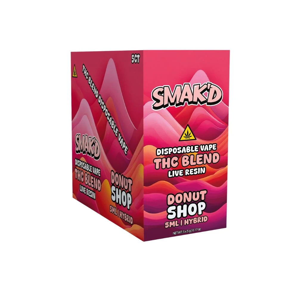 SMAK'D 5ml THC Blend Live Resin Disposable - 5 ct.