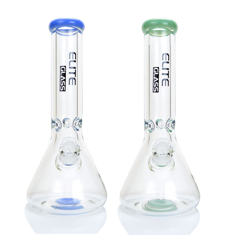 12" Elite Glass 9mm Beaker Water Pipe - Assorted