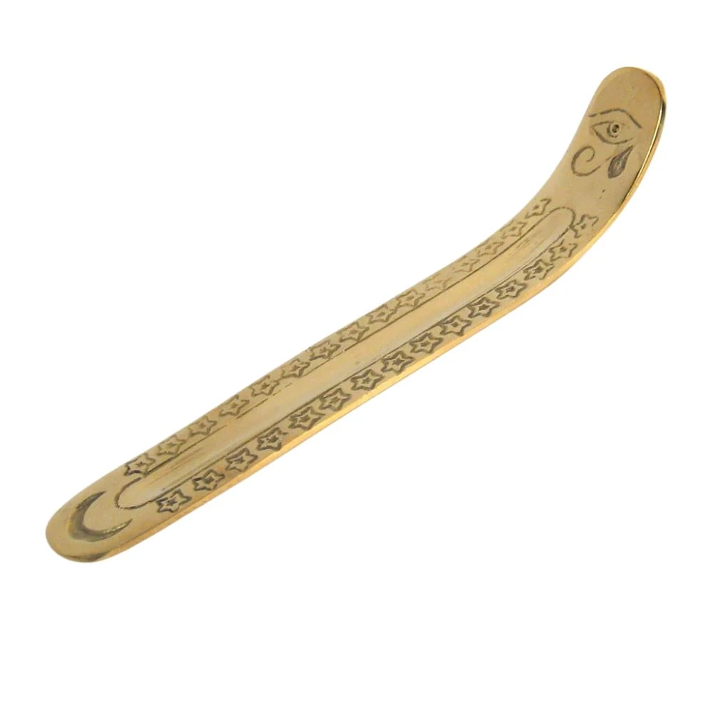 9" Eye of Horus Brass Incense Burner