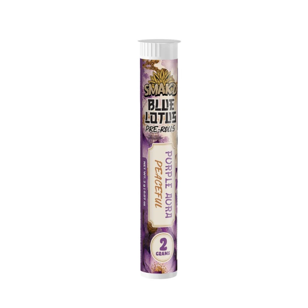 SMAK'D Blue Lotus Pre-Rolls - 30 ct. Jar