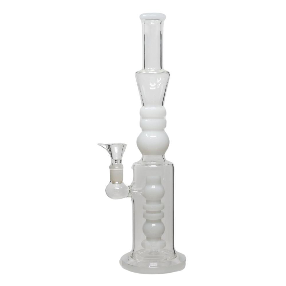 15" Ribbed Perc Water Pipe - Assorted