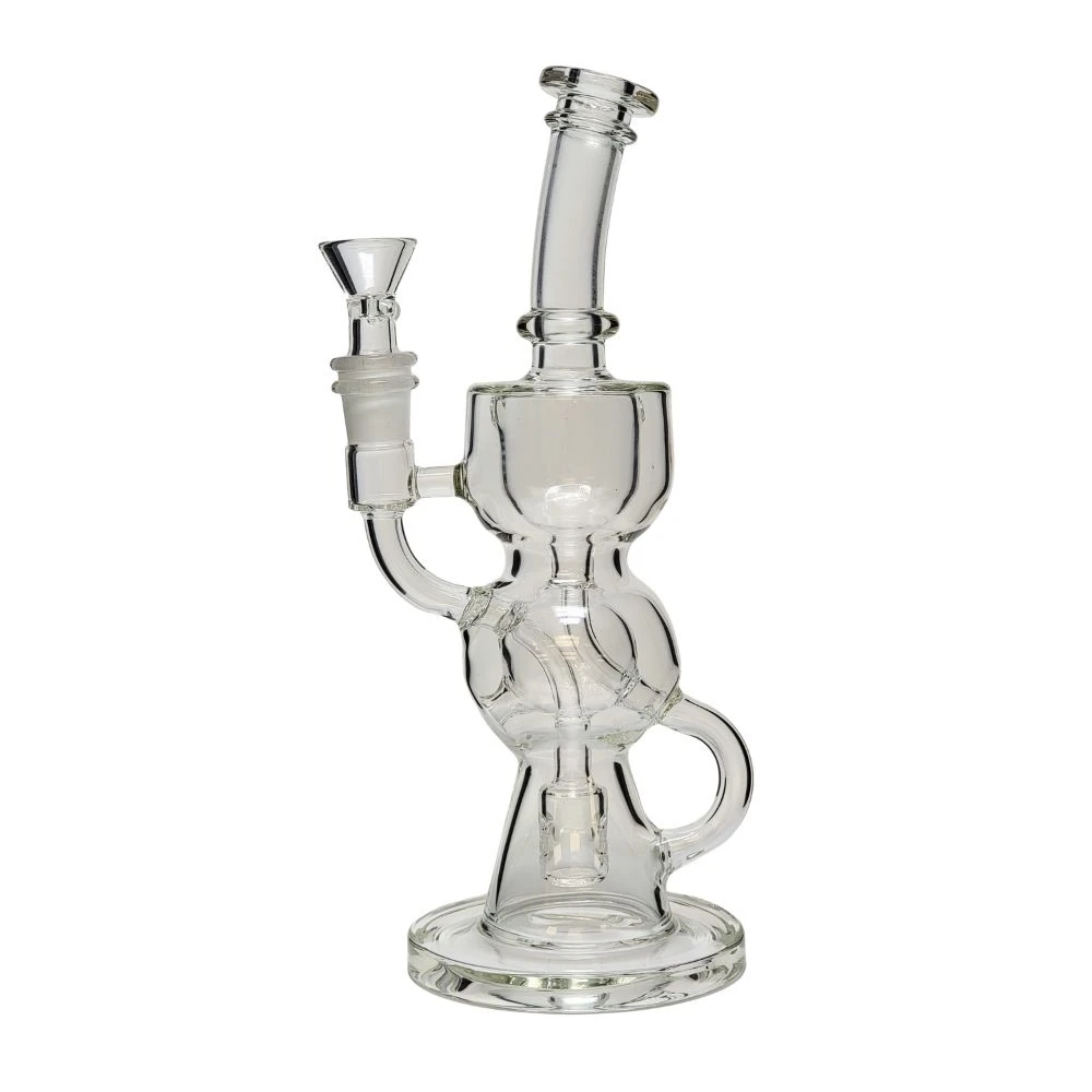 10" Elite Glass Clear Recycler Water Pipe