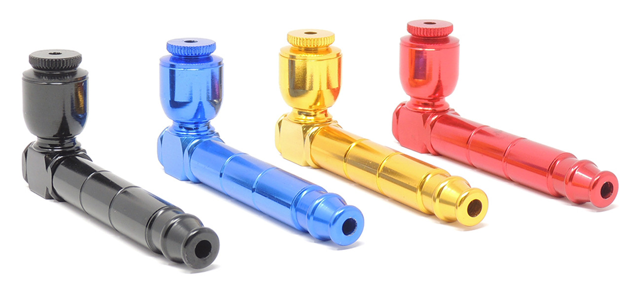 4" Anodized Metal Pipe - Assorted