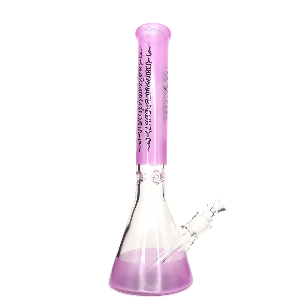 16" Beaker Electroplated with Mystery Writing and Artwork - Assorted