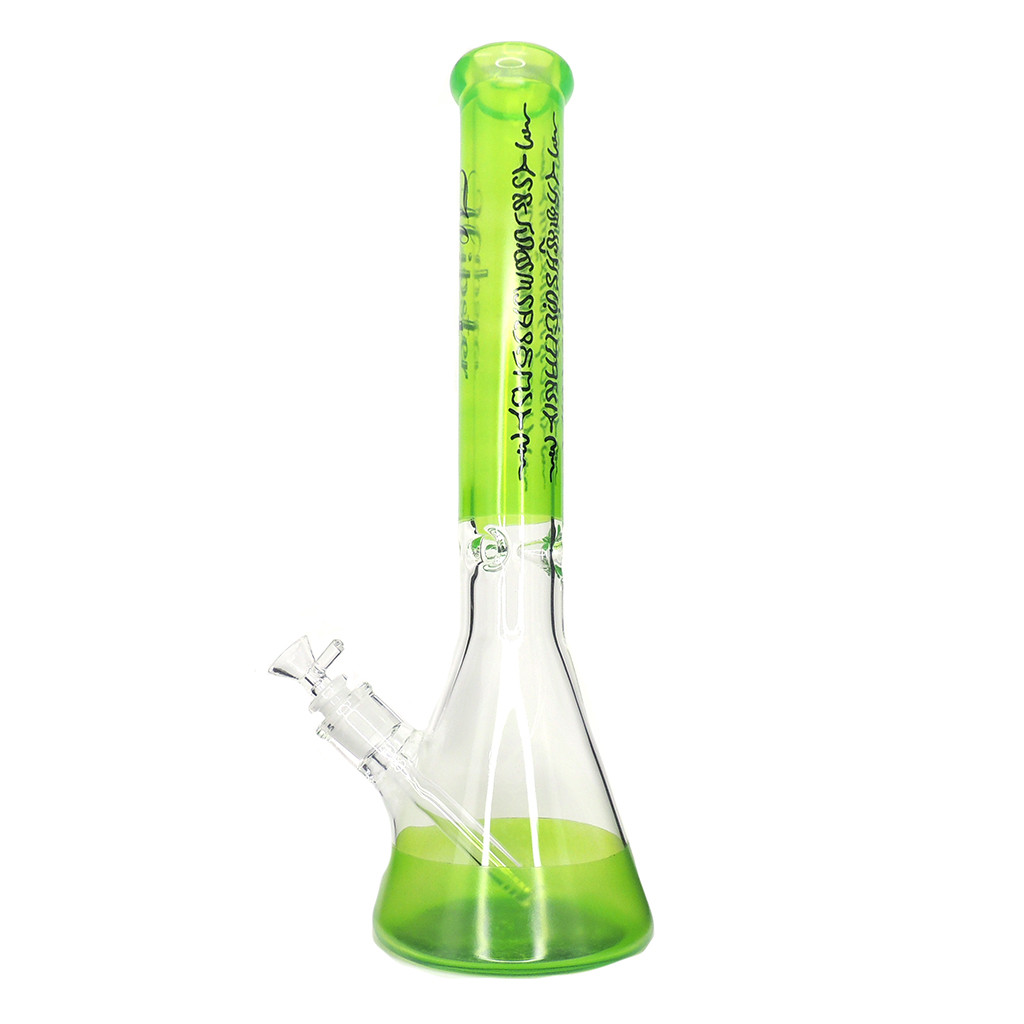 16" Beaker Electroplated with Mystery Writing and Artwork - Assorted