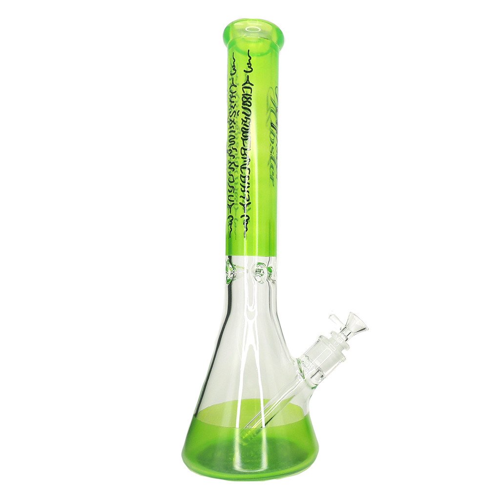 16" Beaker Electroplated with Mystery Writing and Artwork - Assorted