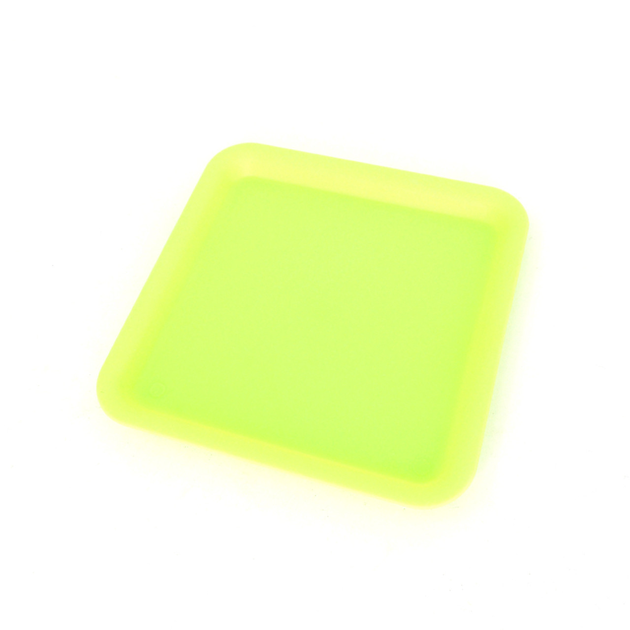 Plastic Rolling Tray in lime green