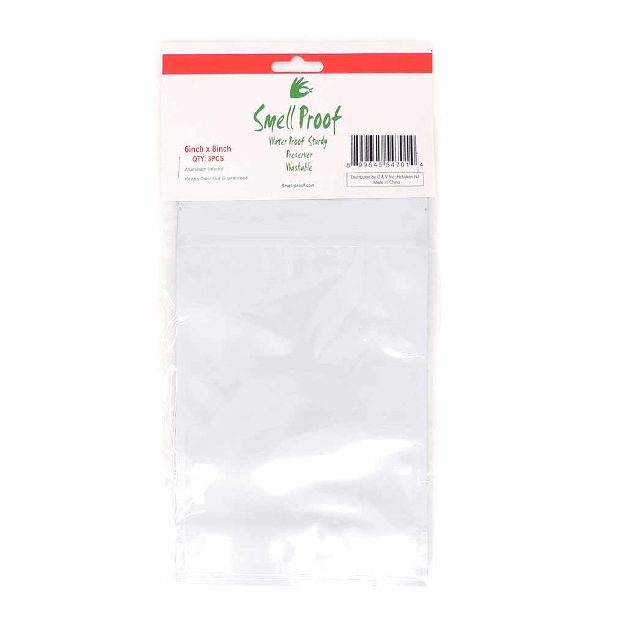 Smell Proof Bags 3 ct. - 6" x 8" - White
UNS Wholesale
Smoke Shop Distributor
Head Shop Novelty Supplies