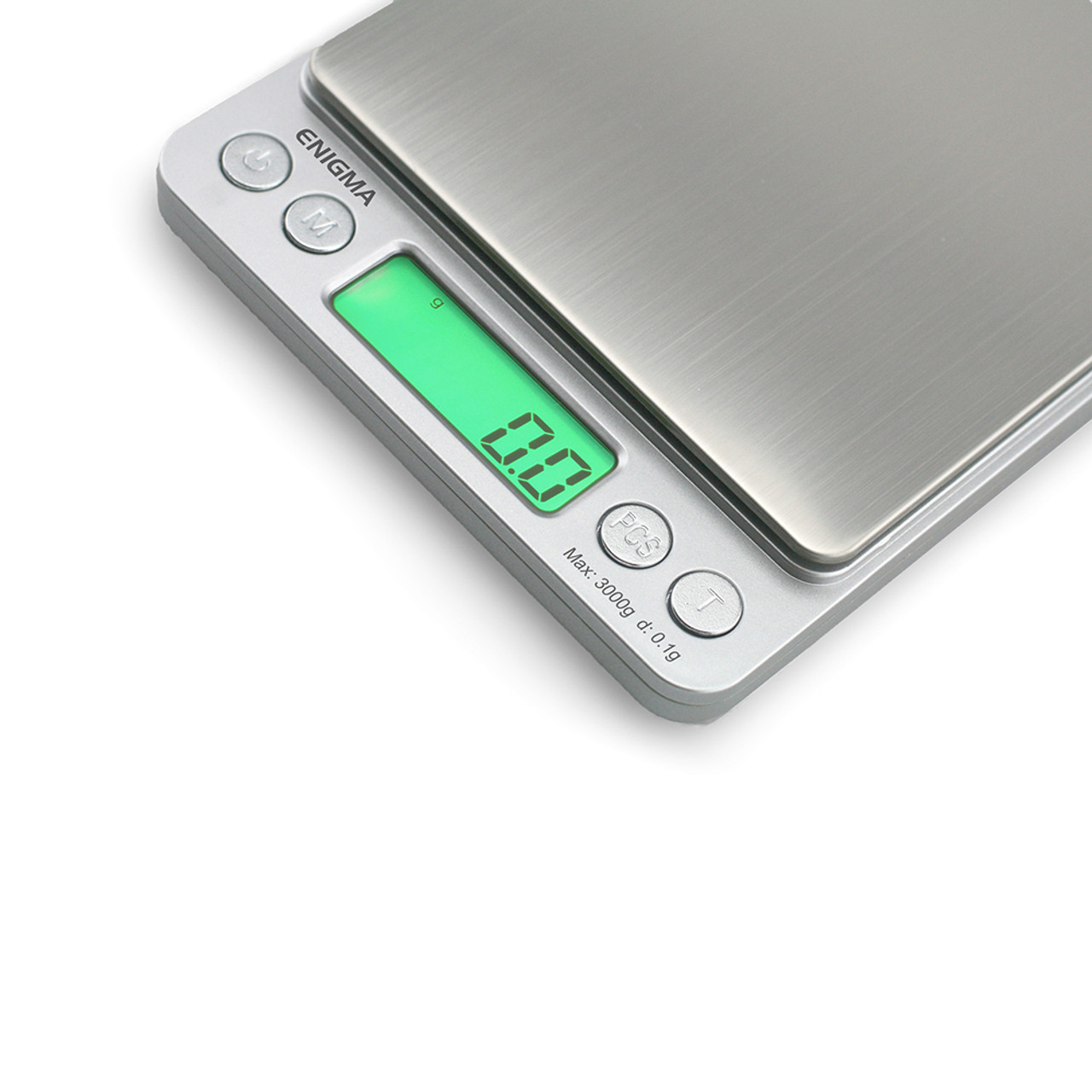 Truweigh Enigma Scale - 3000g x 0.1g - Silver