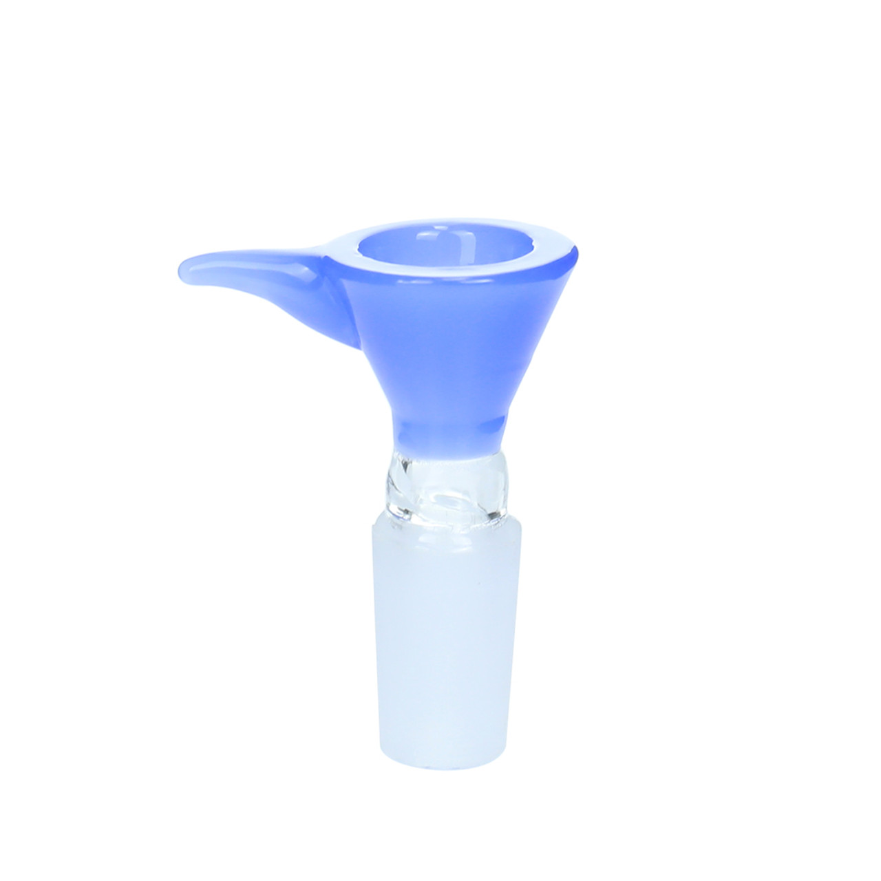 Color Funnel Bowl with Handle - 14mm Male