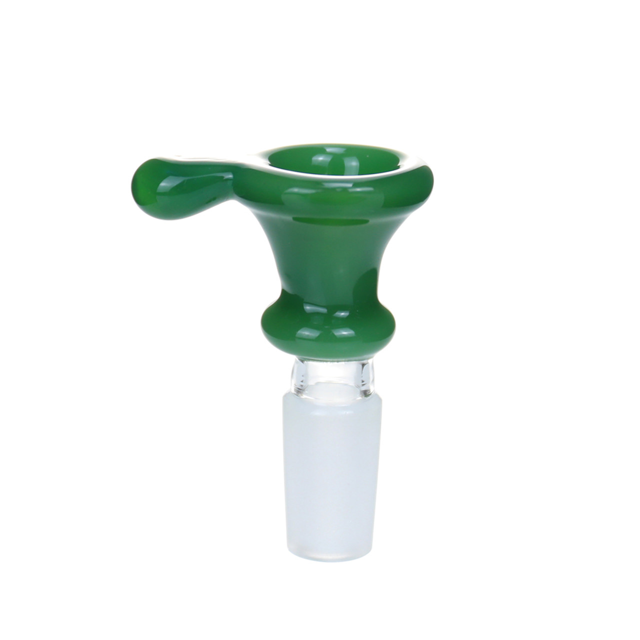 Solid Color Bowl with Handle - 14mm Male