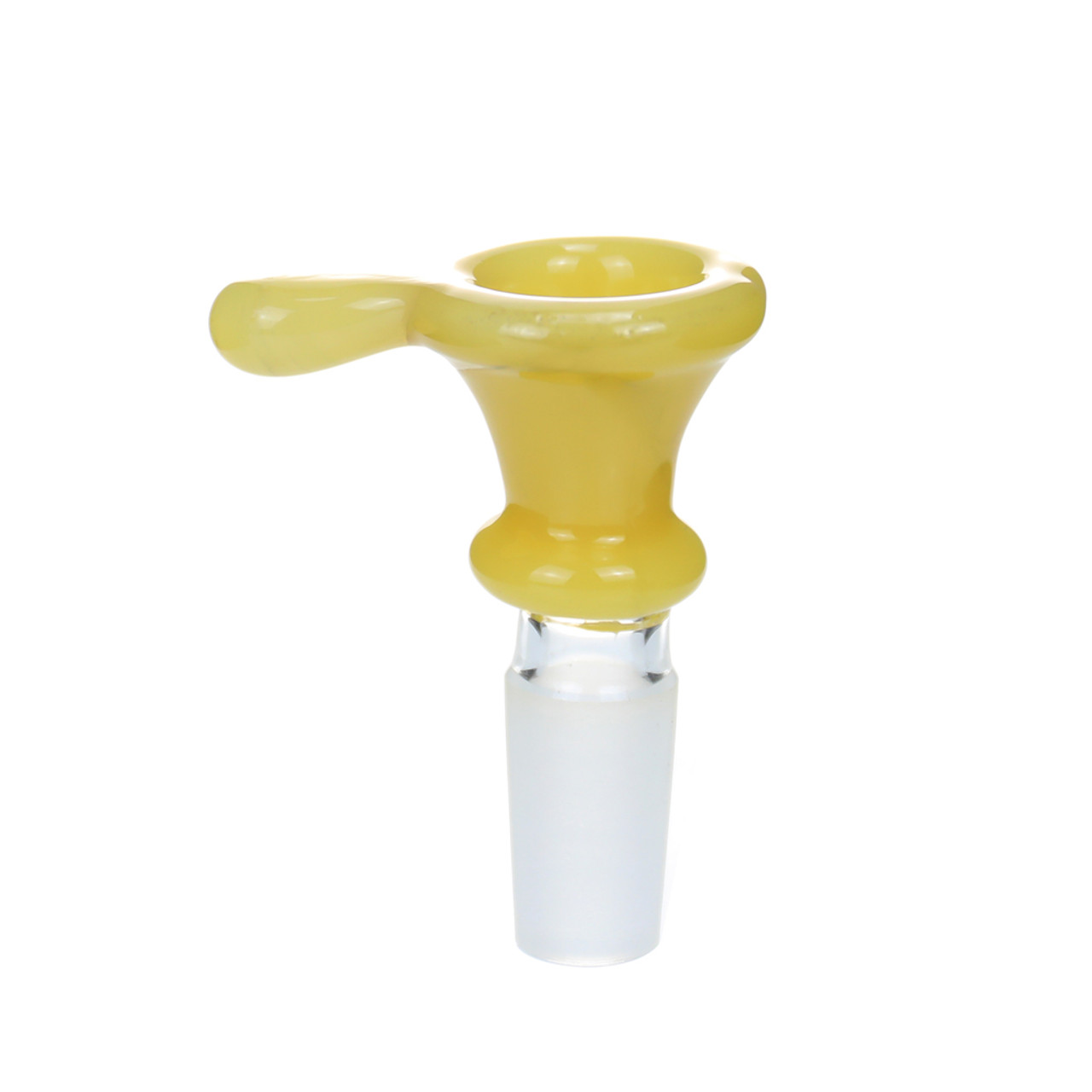 Solid Color Bowl with Handle - 14mm Male