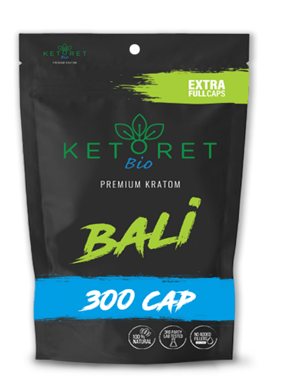 Ketoret Kratom Capsules - Bali 300 Caps