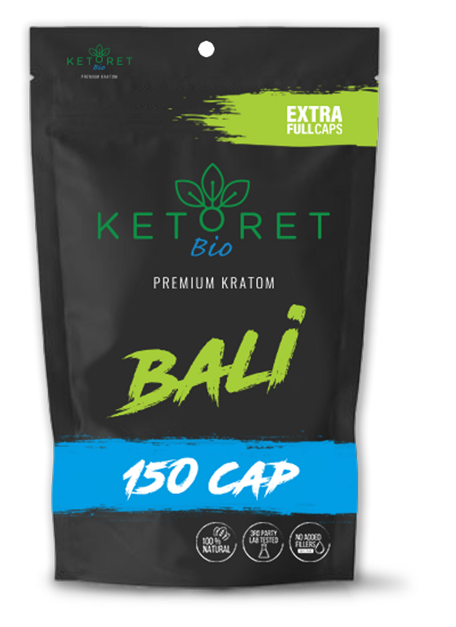 Ketoret Kratom Capsules - Bali 150 Caps